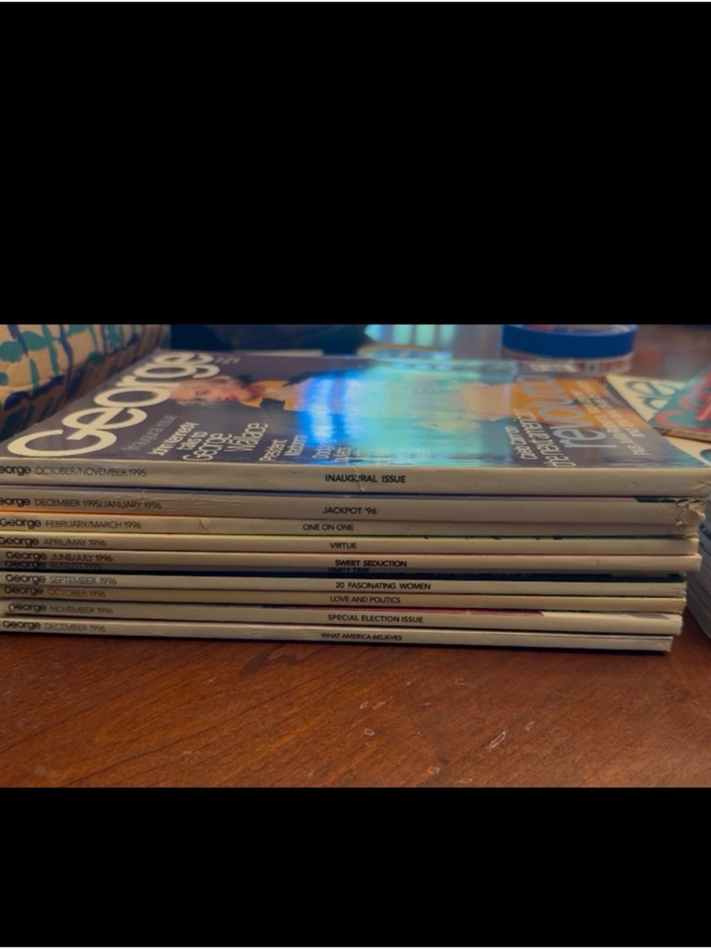 George Magazine Every Issue / Complete Run In Outstanding Conditon - Picture 13 of 17